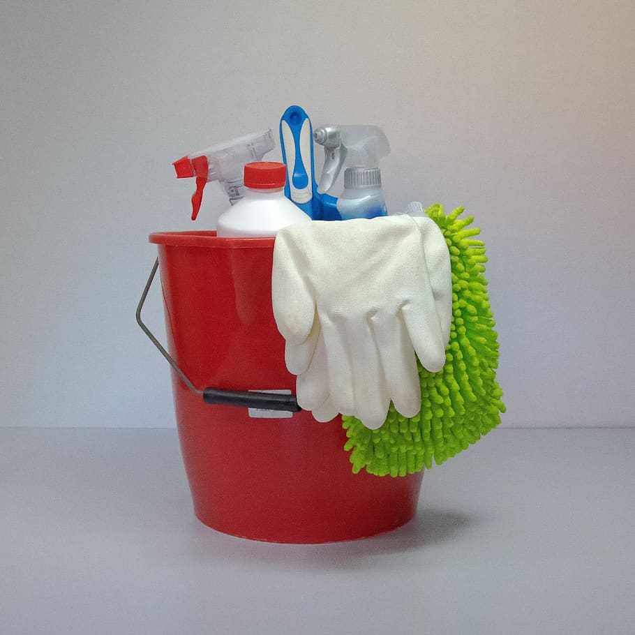 clean, putz bucket, frühjahrsputz, cleaning rags, make clean, cleaning lady, cleaning agents, budget, rag, cleaning