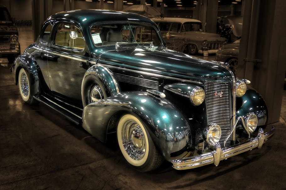 buick, antiguo, veterano, clásico, nostalgia, años 50, modo de transporte, vehículo terrestre, transporte, automóvil