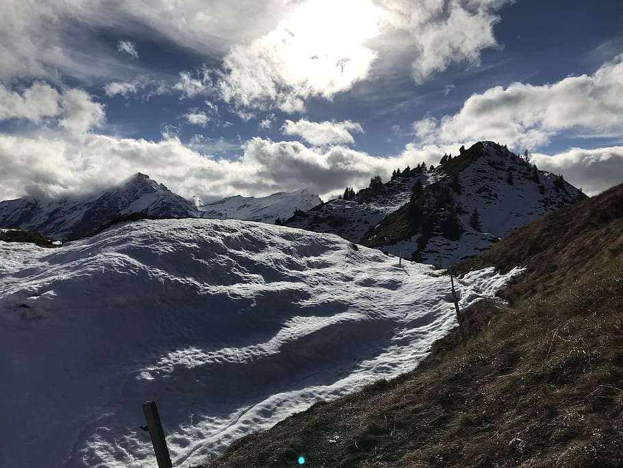 ruta alpina, alpes, alpina, aventura, caminar, cielo, cimas, excursiones, senderismo, montañas