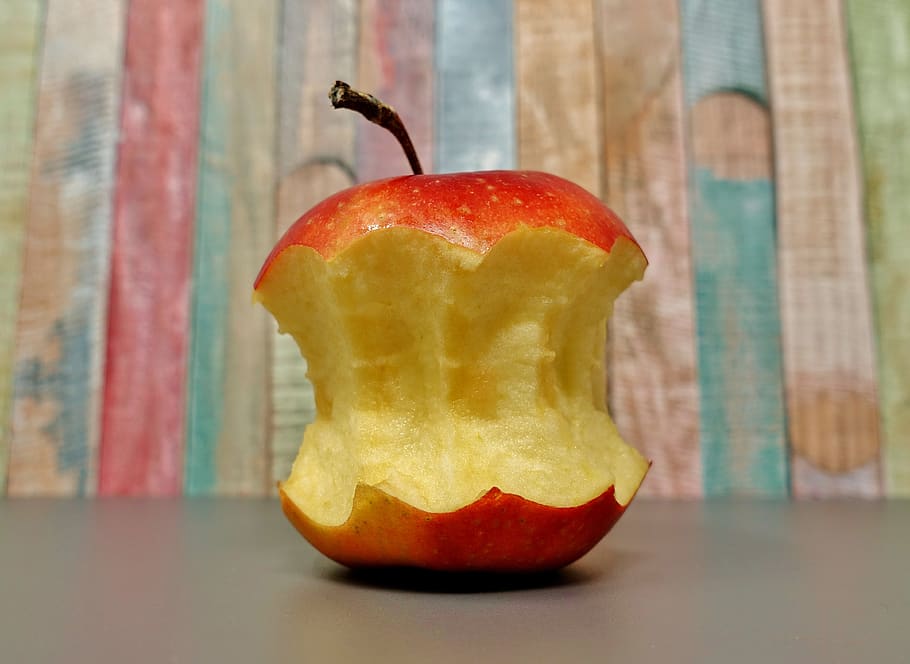 manzana, mordido, frutas, fruta, comer, saludable, delicioso, apfelernte, dulce, alimentos