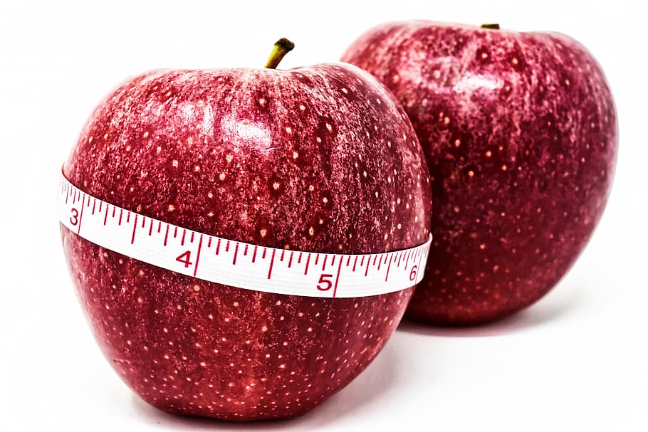 manzana, saludable, fruta, calorías, rojo, fresco, vitaminas, salud, alimentos, kernobstgewaechs