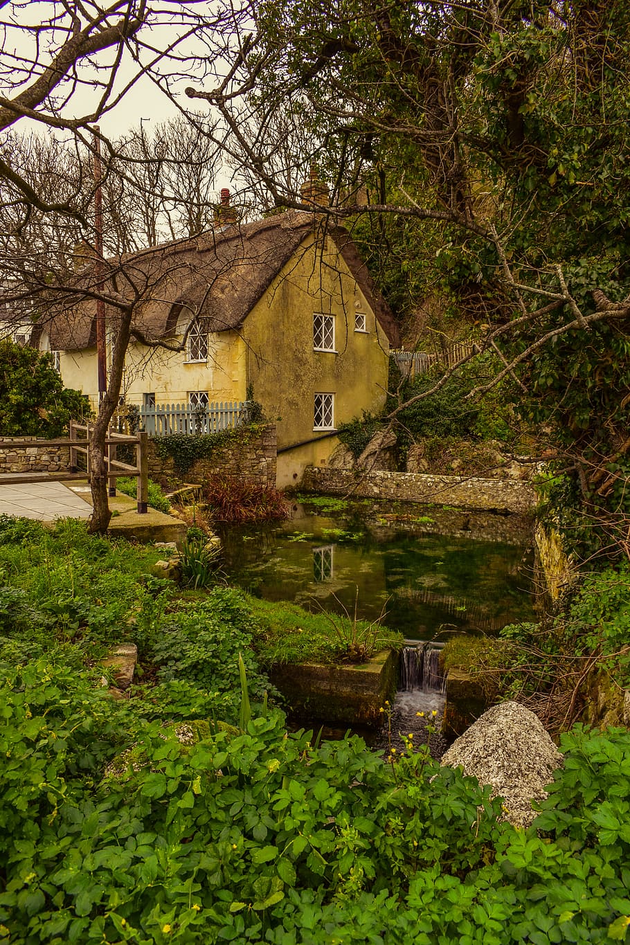 house, cottage, rural, building, home, architecture, rustic, country, village, lulworth