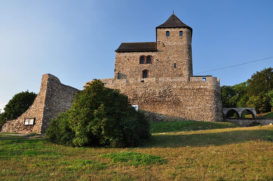 castle, old, będzin, poland, fortress, historically, trail of the eagles ' nests, eagle nest, the medieval, landmark