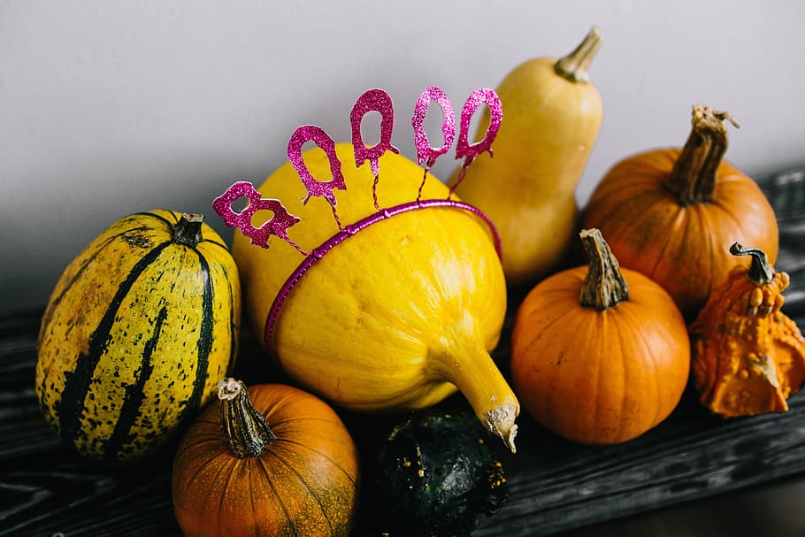 calabazas y halloween, verduras, otoño, calabazas, gracioso, halloween, fantasmas, abucheo, Comida y bebida, comida