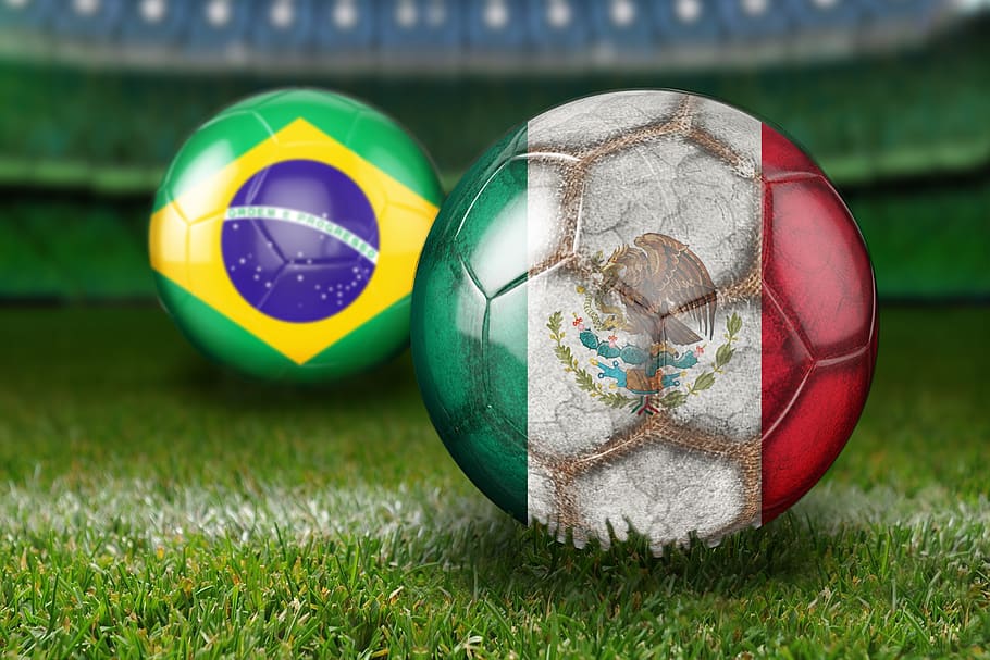 round of last, world cup 2018, russia, brazil, mexico, ball, sport, grass, sports equipment, soccer ball