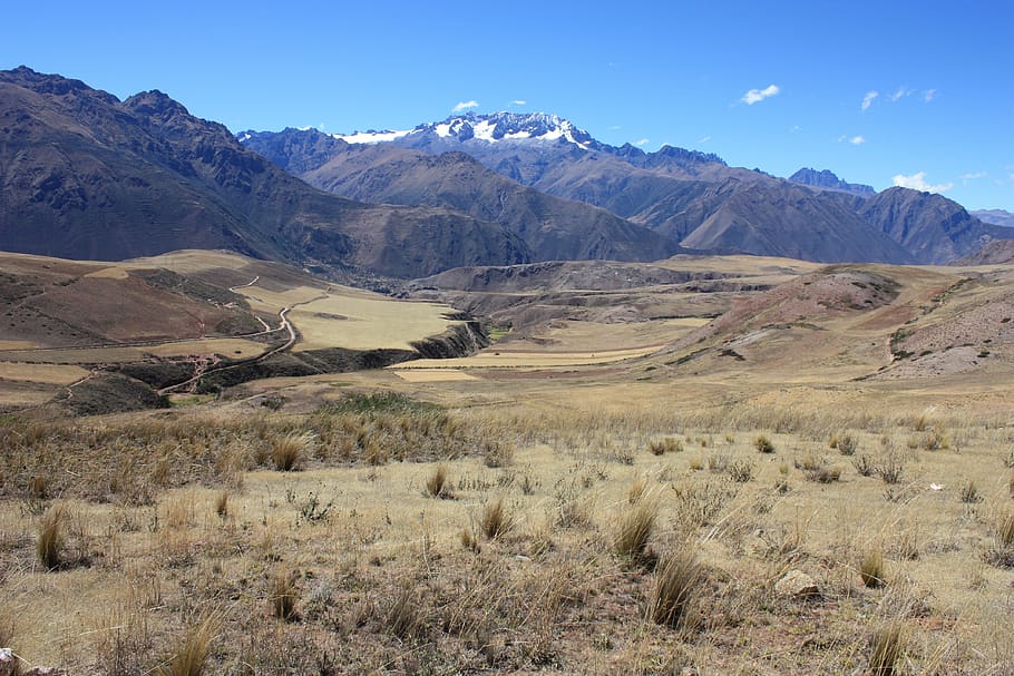 peru, andes, mountains, inca, tourism, scenic, nature, landscape, plain, desolate