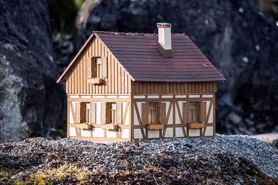 house, miniature, small, decoration, truss, craft, fachwerkhaus, architecture, built structure, building exterior