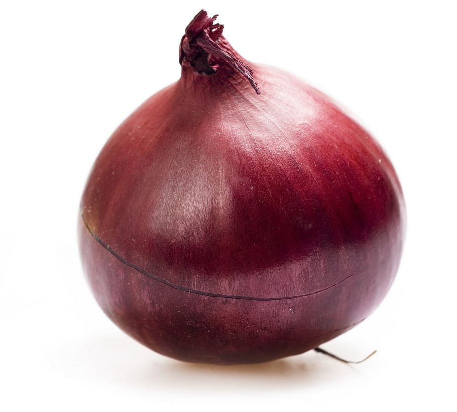 onion, white, isolated, whole, bulb, one, vegetable, ingredient, fresh, single
