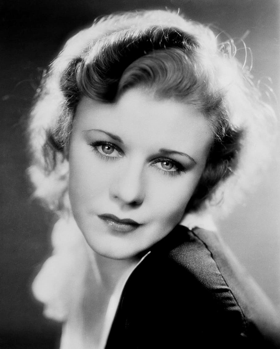 ginger, rogers, film, actor, actress, television, celebrity, famous, producer, portrait