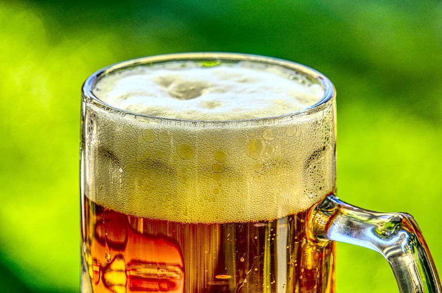 beer, glass, krug, alcohol, drink, benefit from, addiction, drug, refreshment, celebrate