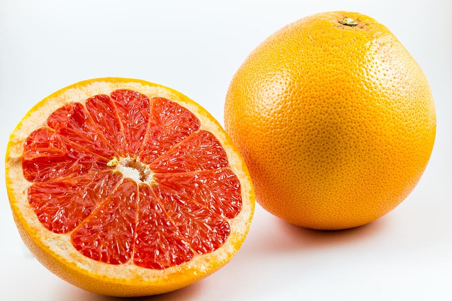 grapefruit, fruit, food, vitamins, healthy, delicious, juicy, tasty, red, nutrition
