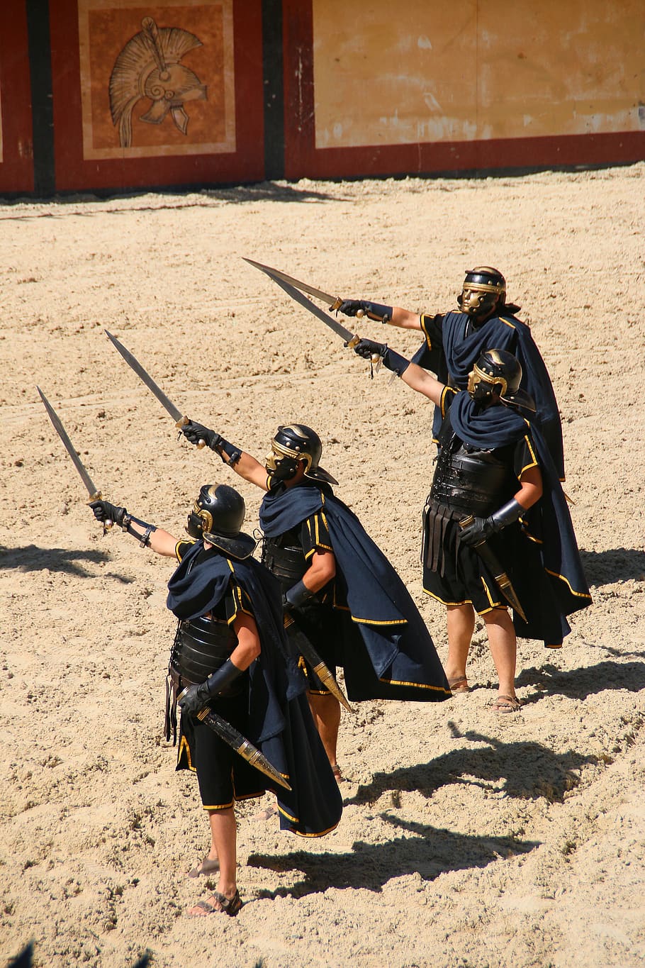 roman, soldier, costume, sword, gladiator, helmet, rome, armor, battle, spartan