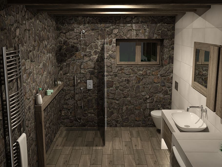 house, bathroom, architecture, indoors, room, built structure, domestic bathroom, building, sink, home