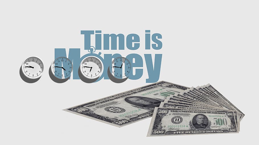 jam, waktu, uang, pepatah, slogan, kaufmann, bisnis, manajemen waktu, pengelolaan, optimasi