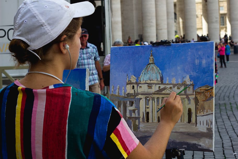 arte, artistas, vaticano, ciudad del vaticano, roma, viajar, viajero, dibujo, malerrei, pintor