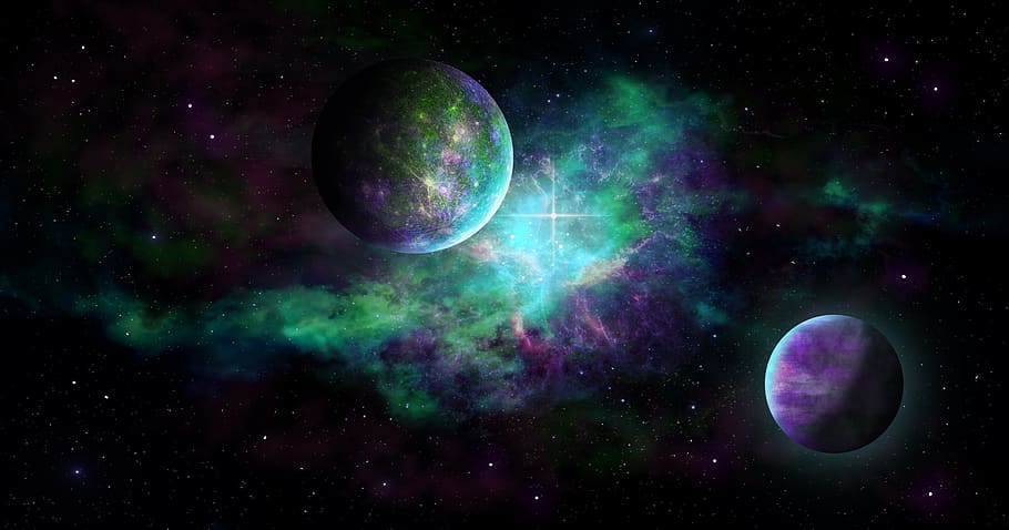 planets, space, universe, galaxy, cosmos, stars, astronomy, star - space, night, sky