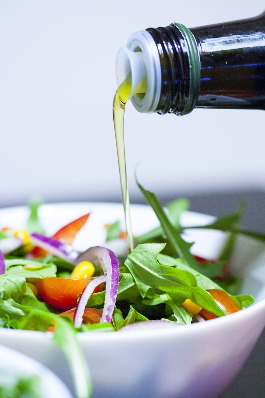 oil, olive oil, foodstuffs, kitchen, olive, food, healthy, vitamins, tomato, tasty