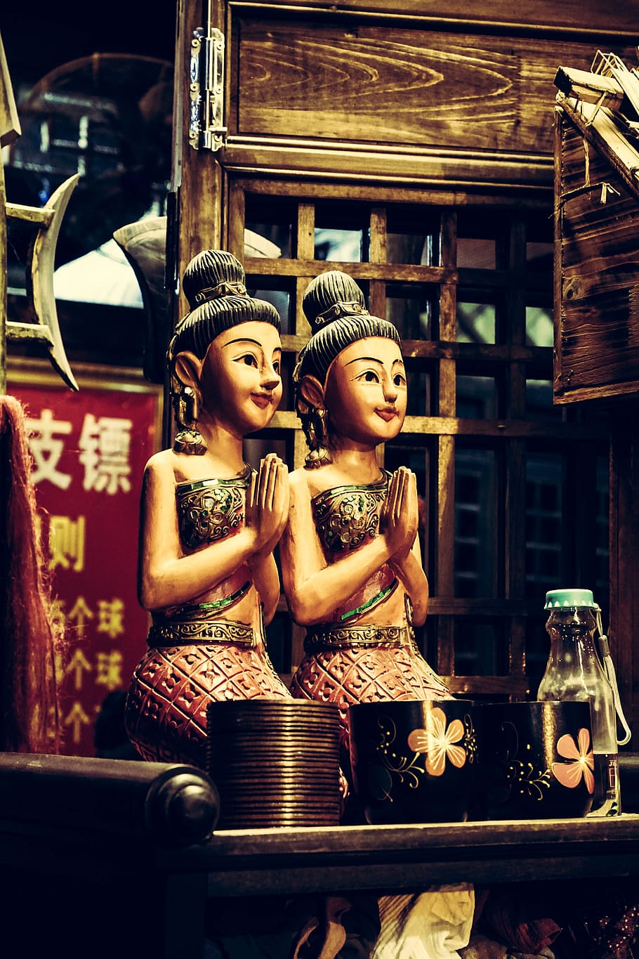 china, figurines, statue, sculpture, cute, figure, buddhism, ornament, spirituality, human representation