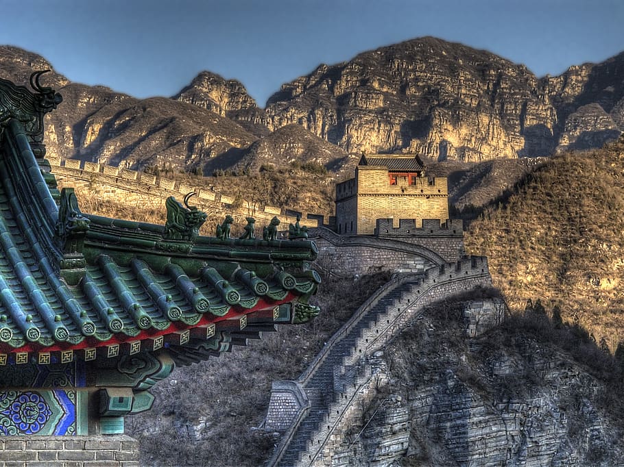 china, great wall, landmark, attraction, architecture, structure, masonry, historically, ancient, building