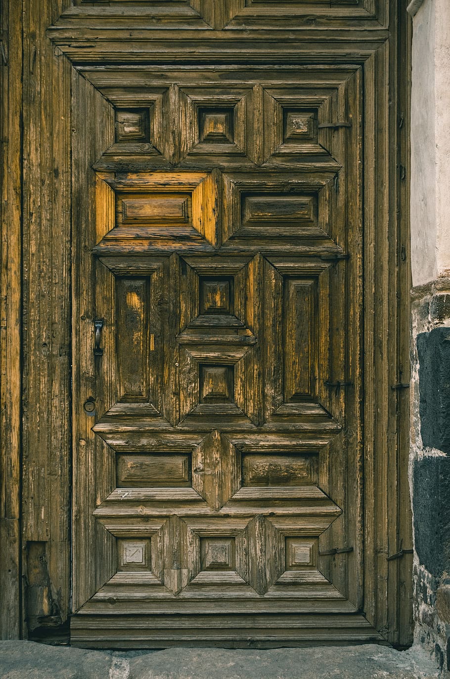 Rust wood door фото 108