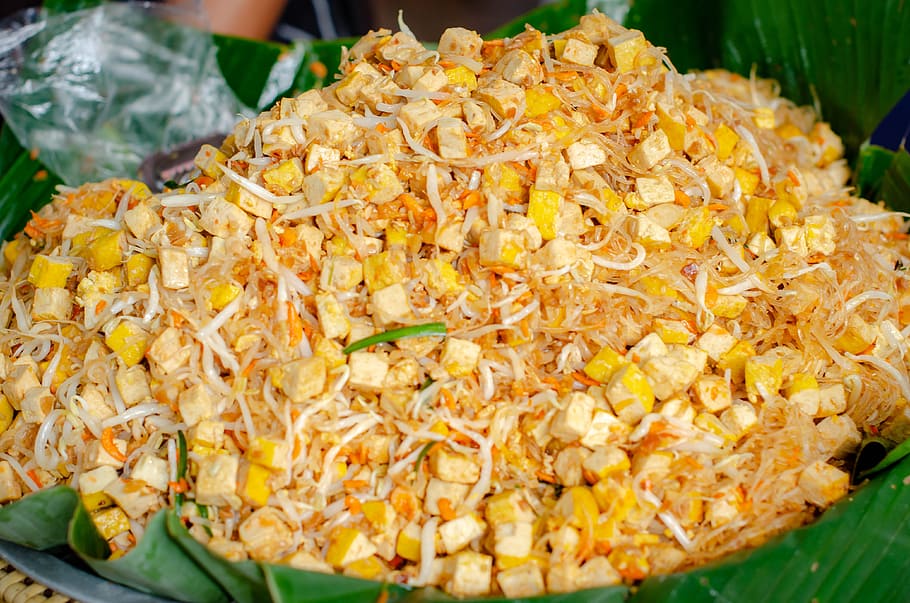 thai food, prepared, local, market, food, thai, asian, cuisine, spicy, green