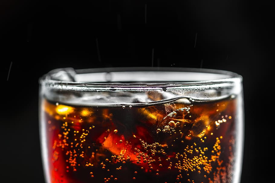background, beverage, black background, bubble, caffeine, carbonated, carbonated drink, carbonated water, close up, cola