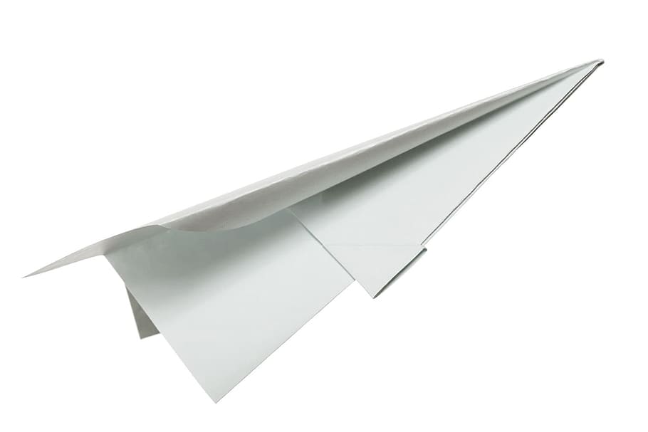 aerodynamic, airvehicle, airplane, folded, isolated, isolatedonwhite, nobody, paper, paperairplane, plan