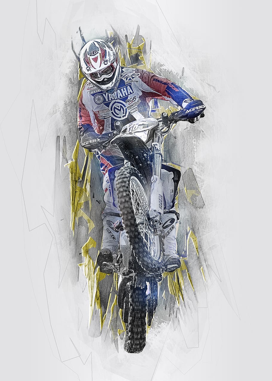 dirt bike, motocross, motorcycle, extreme, sport, motorbike, speed, track, race, competition