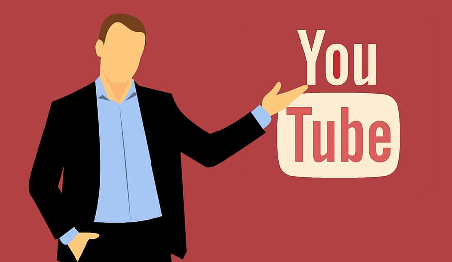 youtube, icon, logo, social, media, video, channel, business, suit, full