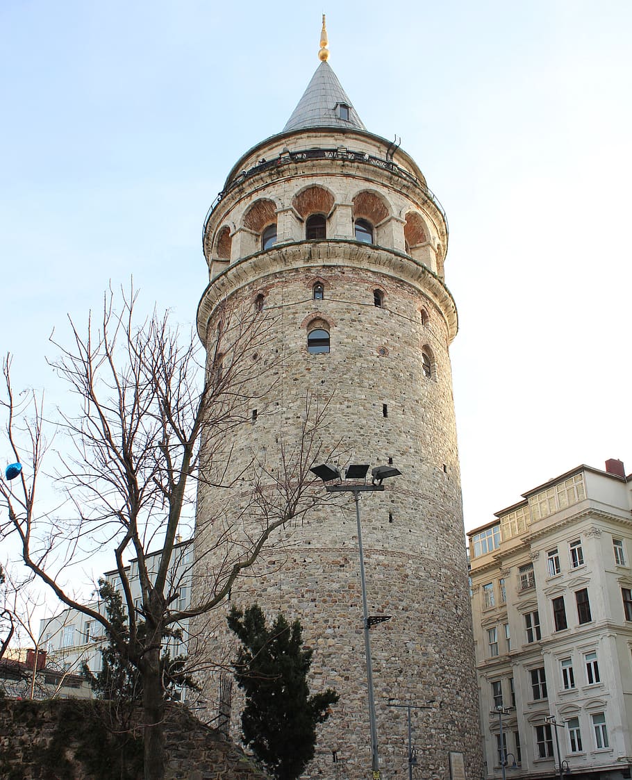 galata, torre galata, turquia, istambul, garganta, marinha, cidade, arquitetura, estuário, paz