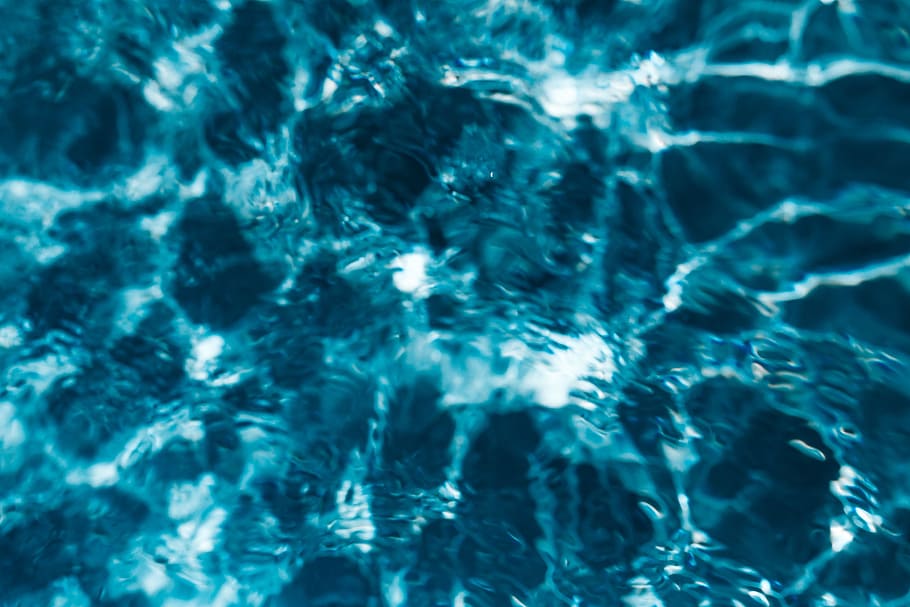 superfície da água, natação, piscina, água, onda, resumo, plano de fundo, ensolarado, reflexão, azul