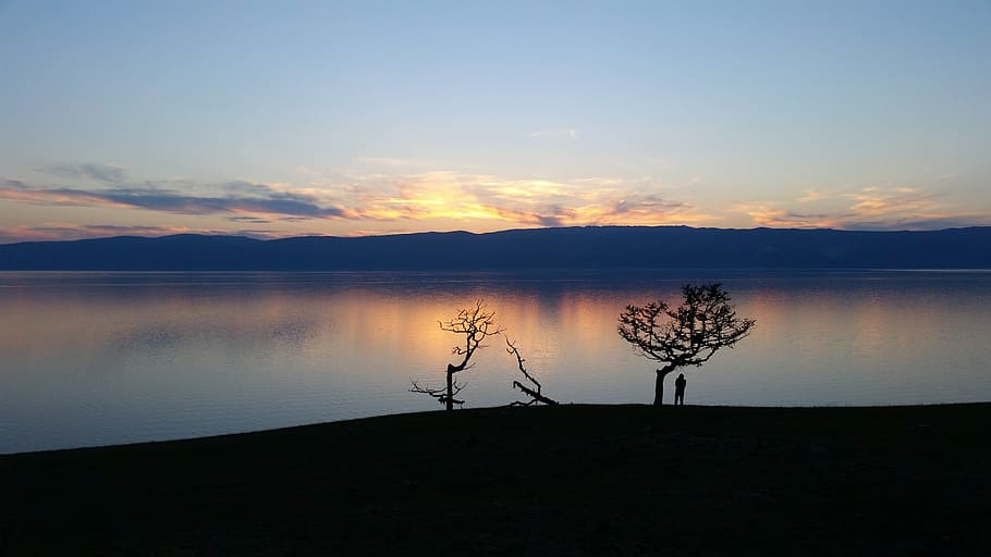 baikal, olkhon, lake, sunset, nature, landscape, sky, water, tranquility, tranquil scene