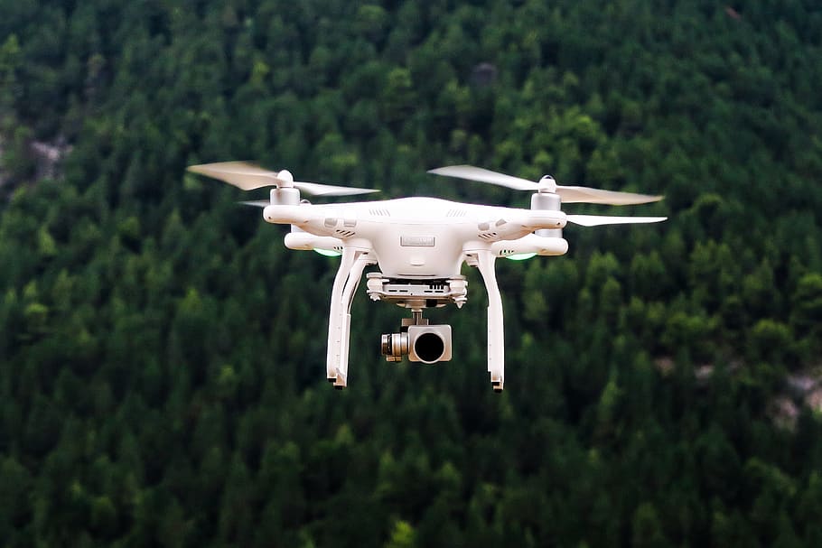 vista aérea, cámara, dron, vuelo, mosca, aire libre, tecnología, espionaje, fotografía, volador