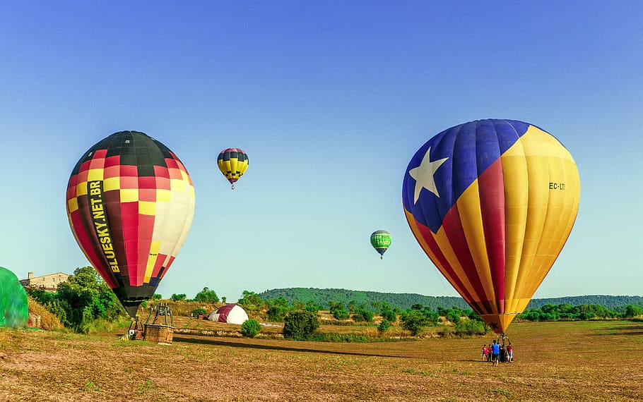 globos, aire caliente, volantes, flotante, cielo, mosca, festival, navegación aérea, vehículo aéreo, globo aerostático