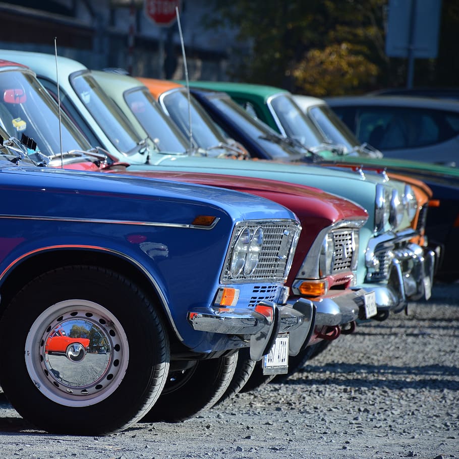 moskvich, žigulík, veteran, fiat, auto, vehicle, nostalgia, old, historically, collector's