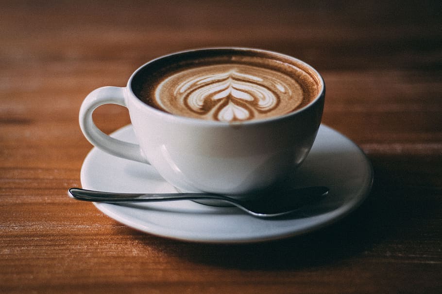 kafe kopi, makanan dan Minuman, kopi, piala, meja, kayu, kopi - minuman, mug, cangkir kopi, cangkir