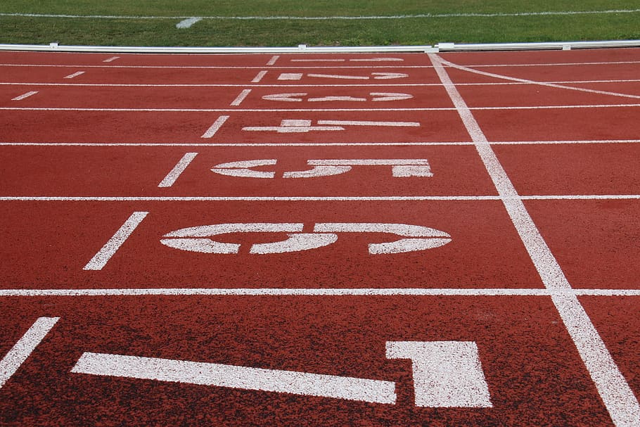 departure, arrival, lane, line arrival, competition, sport, stadium, athletics, track and field, number