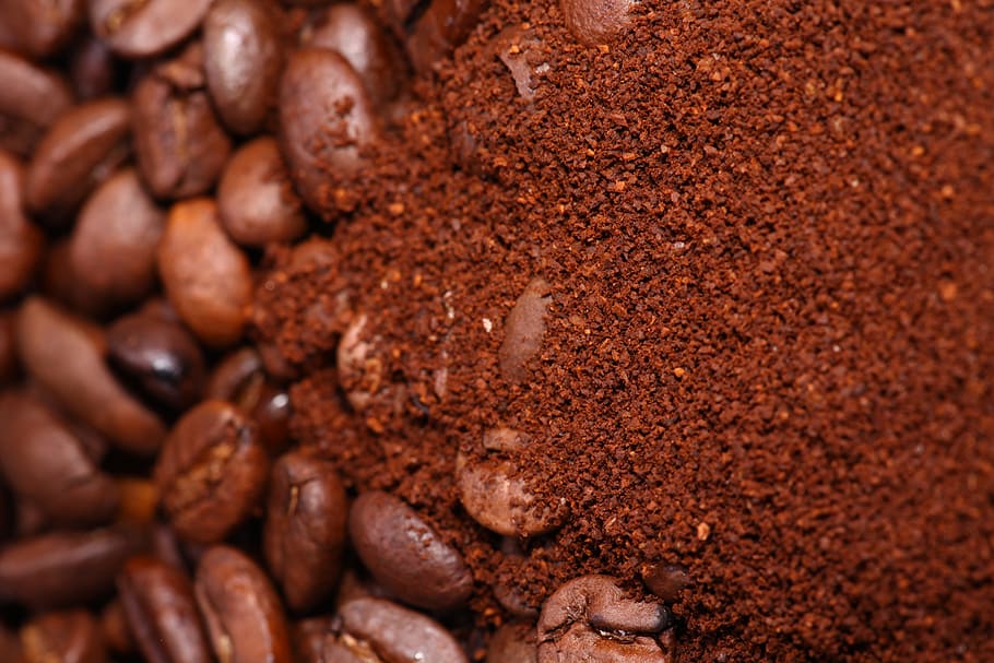 backdrop, background, bean, beans, black, brown, close-up, closeup, coffee, dark