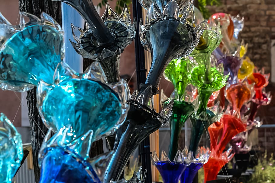 italy, venessia, murano glass, romantic, channel, famous, 10-29-18, decoration, close-up, glass - material