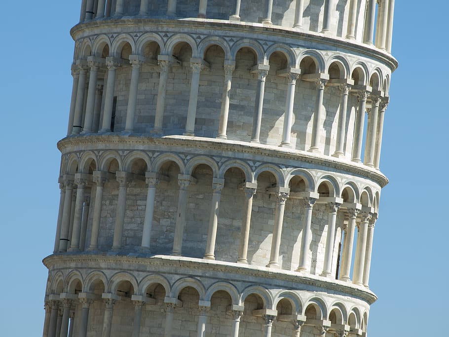 pisa, slate, tower, architecture, tuscany, italy, landmark, building, tourism, monument