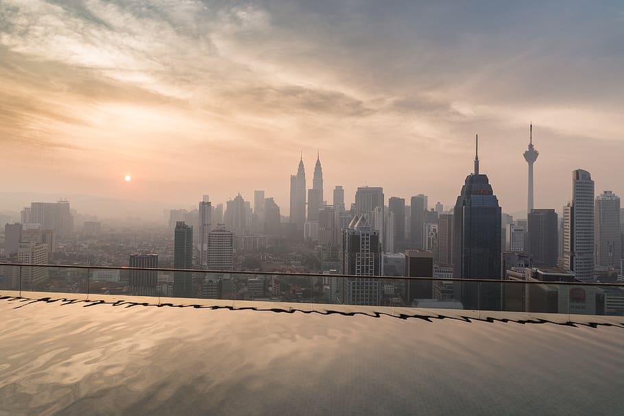 skyscraper, malaysia, architecture, city, sky, petronas, tower, travel, urban, landmark