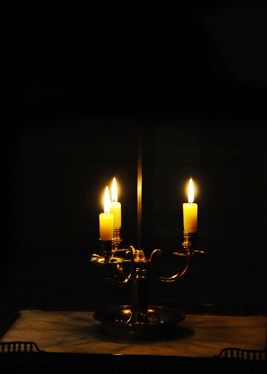 light, candle, candles, romantic, glow, decoration, candleholder, castle, former, flicker