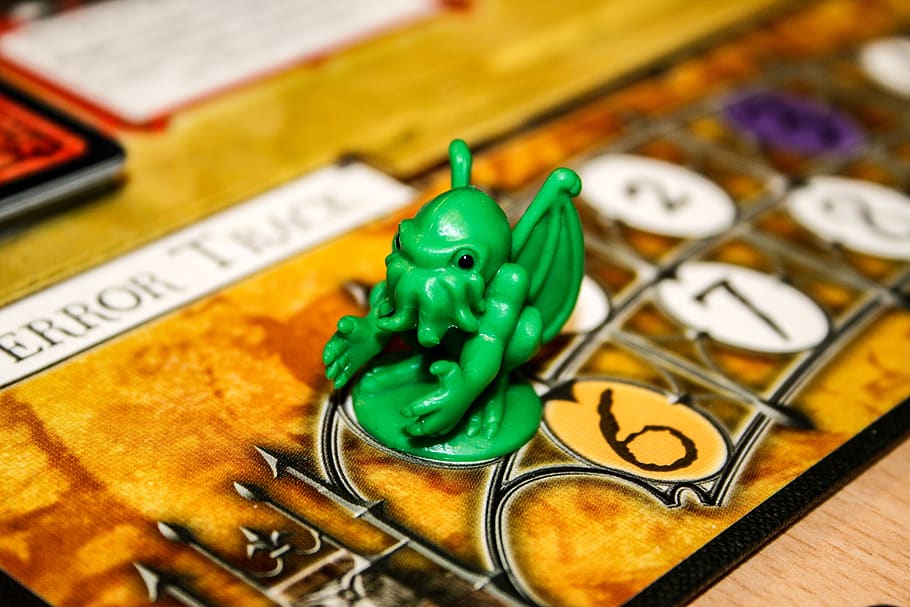 cthulhu, board game, arkham, horror, figure, creepy, ghost, monster, scary, evil