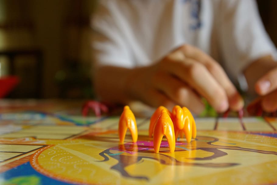 parcheesi, camels, board game, compete, win, lose, hands, pastime, family, closeup