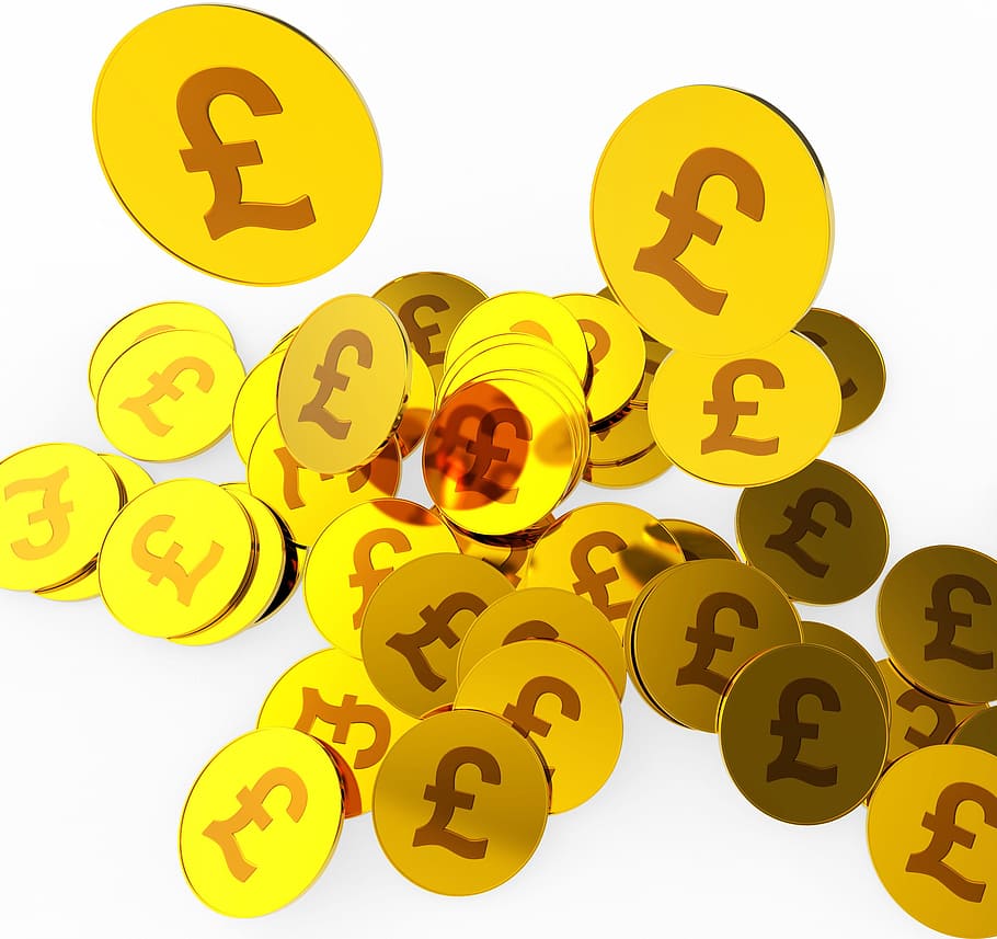 pound coins, indicating, save, savings, wealthy, British pound, british pounds, cash, cost, currency