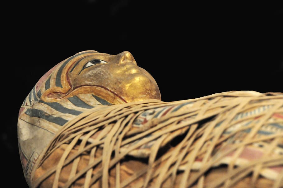 sarcophagus, egypt, antique, mummy, pharaoh, sculpture, tomb, civilization, museum, archaeology