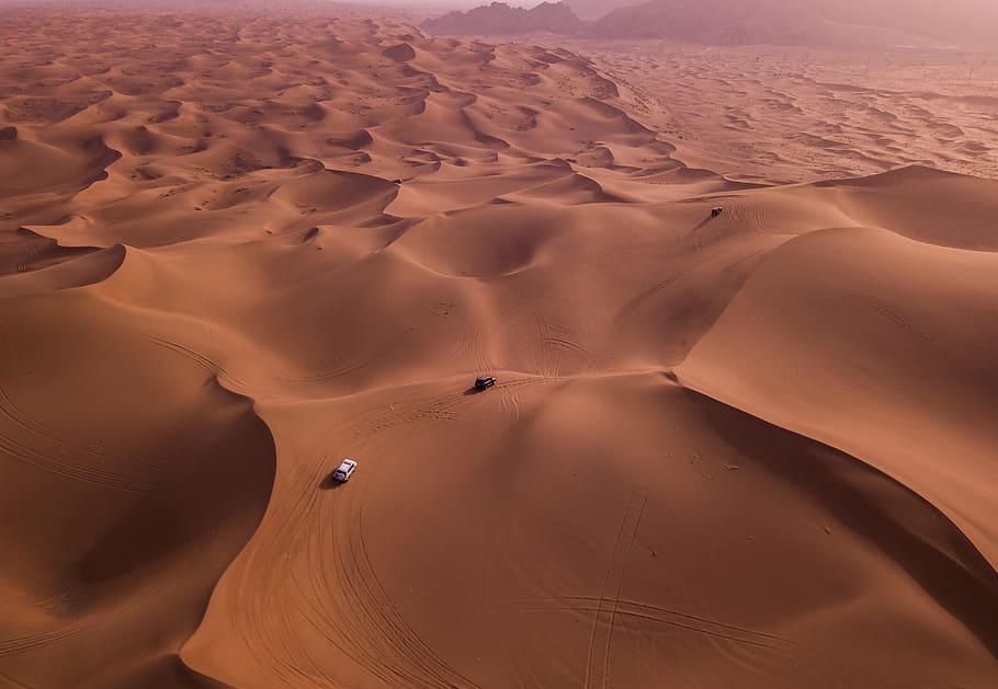 Gurun, Dubai, mobil, jalanan, suka, terbaik, safari, safari gurun, gundukan pasir, tanah
