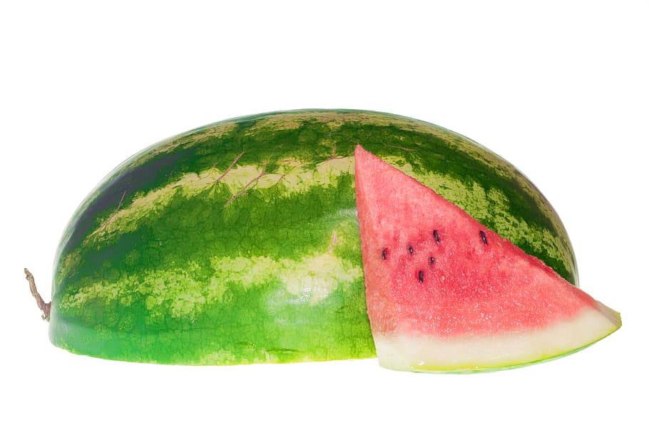 watermelon, slice, isolated, white, dietfood, red, diet, healthyfood, eat, healthy