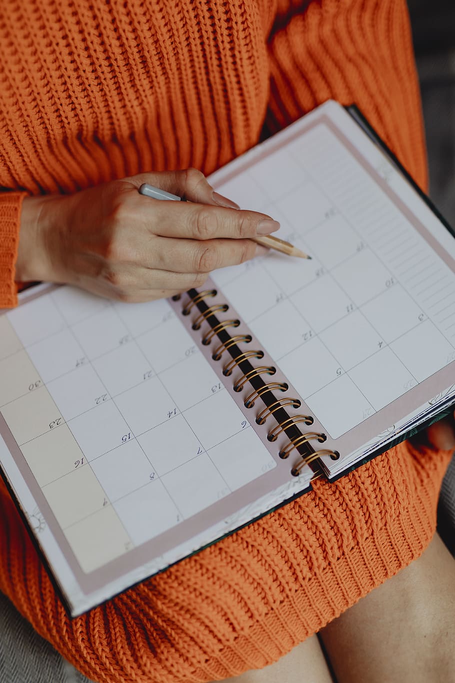 agenda book calendar copyspace daily daily planner date day