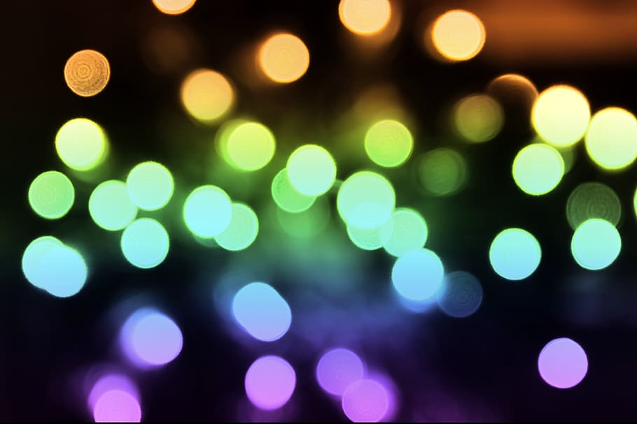 bokeh, background, christmas, pattern, light, lights, round, district, rainbow, color